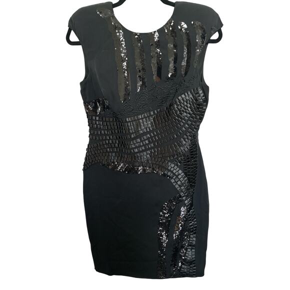 ROBERT RODRIGUEZ BLACK Dress95%SILK-5%Spandex Size 2 Vintage Y2K COCKTAIL - Picture 9 of 13